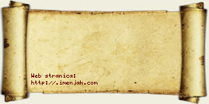 Eva Dedinac vizit kartica